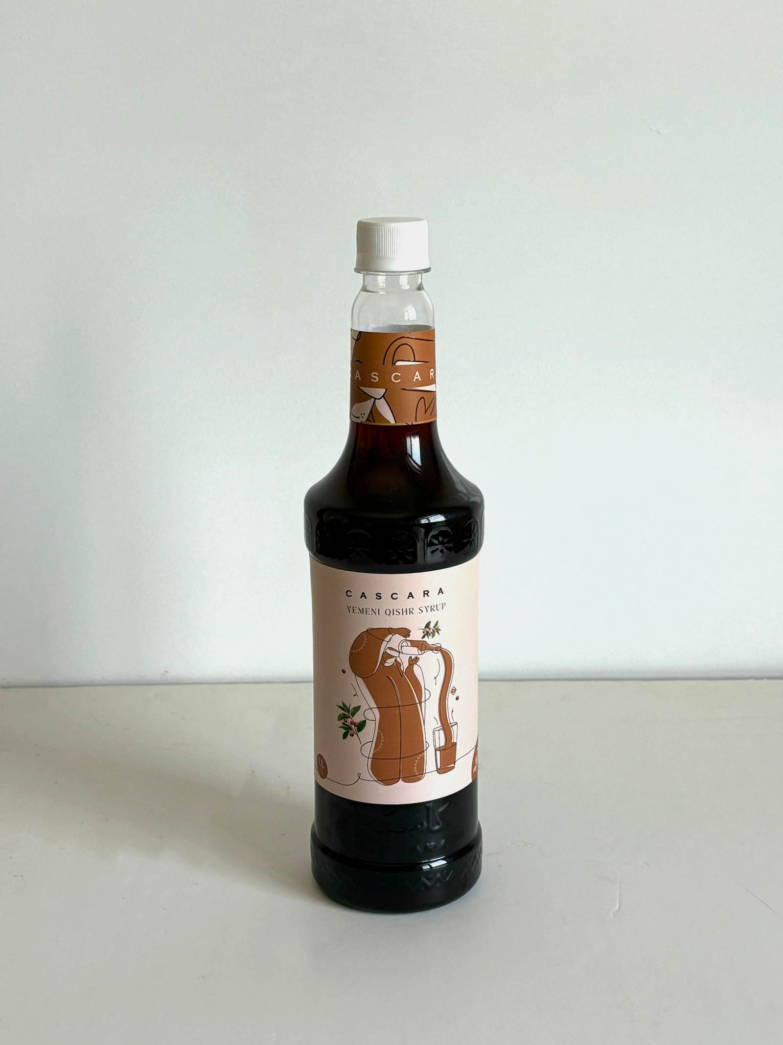 Qishr Syrup (Yemeni Coffee Husk) – 1L – Cascara Co. شراب القِشر (قشر القهوة اليمني) – 1 لتر – شركة كاسكارا