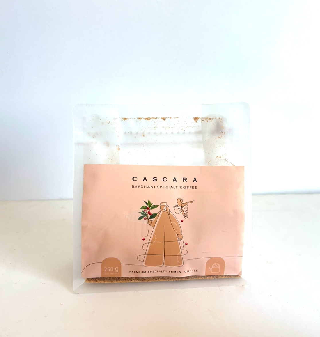 Baydhani Specialty Coffee – 250g – Yemeni Coffee – Cascara Co. قهوة بيضانية مختصة – 250 جرام – قهوة يمنية – شركة كاسكارا