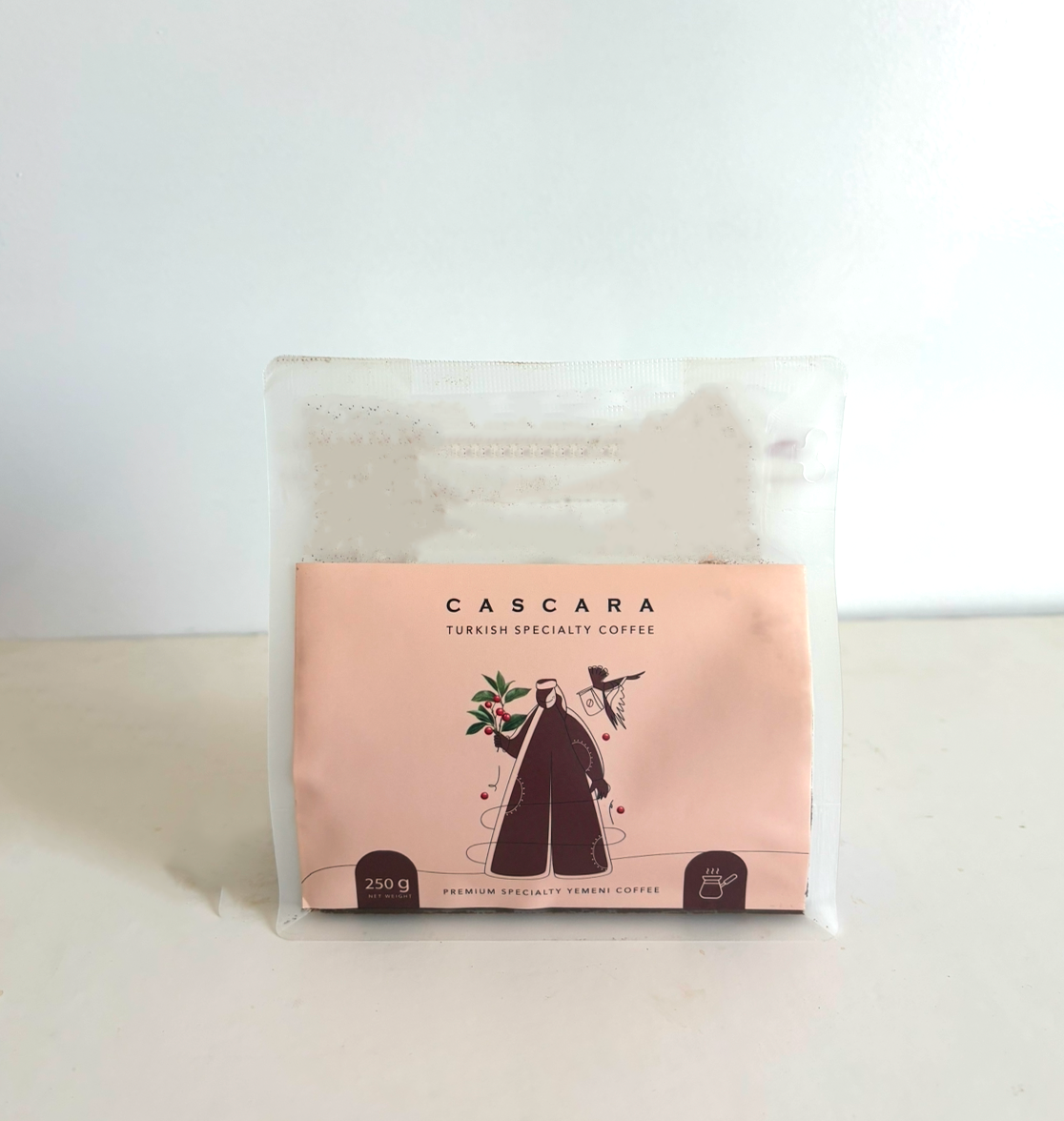 Specialty Turkish Coffee – 250g – Yemeni Coffee – Cascara Co. قهوة تركية مختصة – 250 جرام – قهوة يمنية – شركة كاسكارا